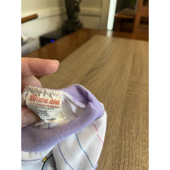 Vintage 1980s Ronnie Jama Dunkin Donuts Infant Baby Or Doll Nightgown USA Made - Picture 6 of 7